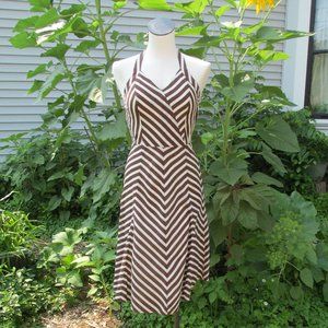 Retro 70s Style Halter Dress